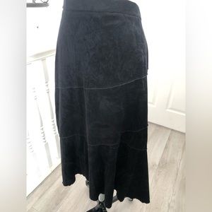 Allison Daley Black Midi Skirt